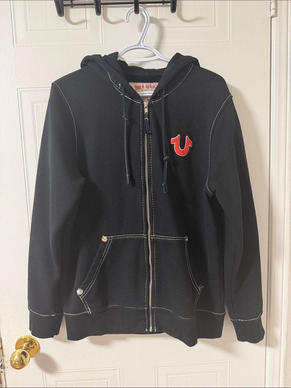 True Religion Black Zip up 🖤